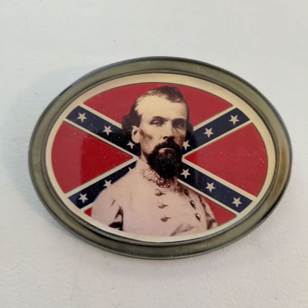 Nathan B. Forrest Belt Buckle - Click Image to Close